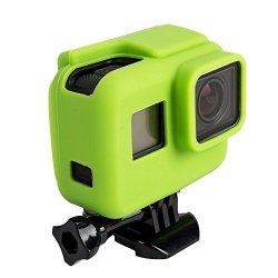 Williamcr Standard Protective Dive Housing Case Silicone Cover Soft Case For Gopro 5 Black Outside Sport Camera Gopro Hero 5 Black Green