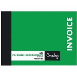 Croxley Jf 16BO Pen Carbon Invoice Book