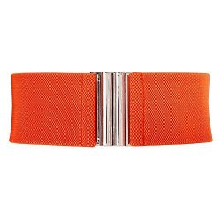 Grace Karin Womens Gorgeous Orange Braid Detail Stretch Plus Size Belt XL CL409-5