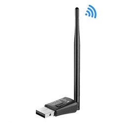 Eachbid Wifi Adapter USB Wireless Adapter 2.4GHZ Network Lan Card With External Antenna Compatible For Windows XP VISTA 7 8 10 Mac Os 10.4 10.11 Linux