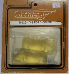 Magnuson Resin Cast Model Car 2 Pk Ford Coupe 1948 1 87 Ho Railway Scale New In Pack
