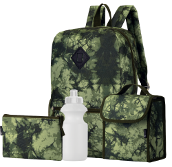 Army 4 Piece Backpack Combo Set - Green