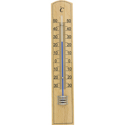 B's Kitchen Wooden Room Thermometer