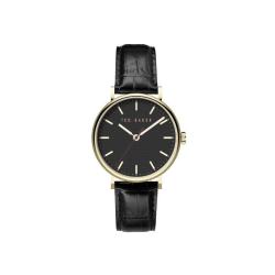 Ted Baker Phylipa Gents Yellow Gold-tone Leather Watch