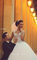 Beautiful Sweetheart Appliqued Wedding Dresses