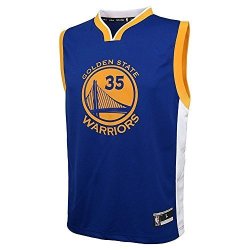 Kevin Durant Golden State Warriors Nba Adidas Women's Blue Official Road Replica Jersey M