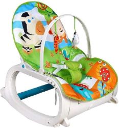 2-IN-1 Baby Infant Rocker Bouncer Newborn Toddler Portable Rocker Swing