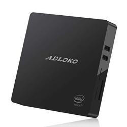 Adloko Z83-PRO MINI PC Windows 10 Intel X5-Z8350 Processor 4G+64G HDMI & VGA 4K Hd dual Band WIFI 1000MBPS LAN BT4.0 Fanless MINI PC 64G