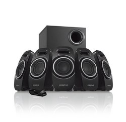 Creative SBS A550 5.1 Gaming Speakers with Down-Firing Subwoofer in Black