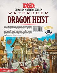 Gale Force Nine Dungeons & Dragons - Waterdeep Dragon Heist Dm Screen