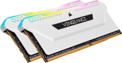 - Vengeance Rgb Pro Sl 16GB 2X8GB DDR4 Dram 3200MHZ C16 Memory Module Kit - White