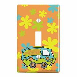 Graphics & More Scooby-doo The Mystery Machine Plastic Wall Decor Toggle Light Switch Plate Cover