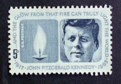 Stamp Usa Jfk 1963 Memorial Unused