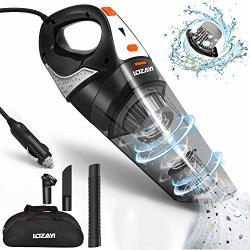 NIUTA Orange DC 12V Corded Auto Vacuum Cleaner for car Portable High Power for Pet Hair Wet and Dry Use