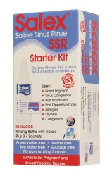 X Saline Sinus Rinse Starter Kit