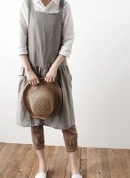 Linen Smock  Buy a Cross Back Smock Apron Online - Portland Apron