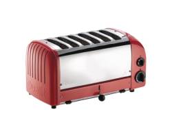 Dualit 3000W 6 Slice Classic Toaster Red