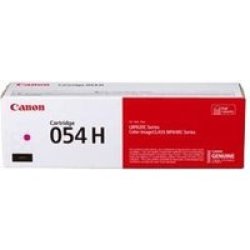 Canon 054 H High Capacity Magenta Toner Cartridge 2 300 Pages