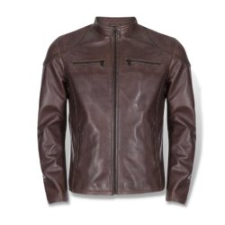Brando Russel Brown Leather Jacket - 4XL