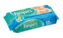 Pampers Refresh Baby Wipes Refill 64 Wipes