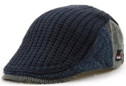 mens wool driving cap