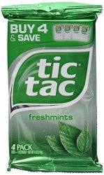 Tic Tac Mints Freshmints 1 Oz 4 Pack Sleeve