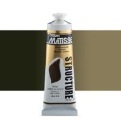 Matisse Structure Acrylic Paint 75ML Tube Raw Umber Deep
