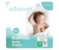 Bamboo Diaper Size 5 - 62 Nappies
