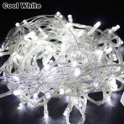 White Led String Decorative Wedding Christmas Party Fairy Lights 20m Extendable