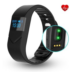 Heart Rate Monitor Bluetooth Smart Bracelet Pedometer Calorie Counter Track Wristband