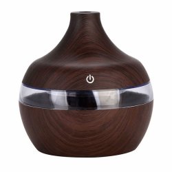 Portable Aromatherapy Oil Diffuser - Dark Brown
