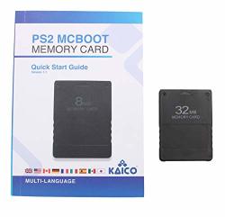 Kaico Mcboot Fmcb 1.966 32MB Memory Card For Sony Playstation 2 PS2