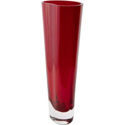 Red Oval Glass Vase 38CM - 1KGS