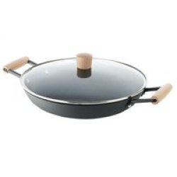 Serving Pan & Lid: Non-stick Iron Pan John - German Brand Quality