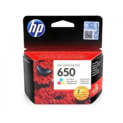 HP 650 Tri-color Original Ink Advantage Cartridge