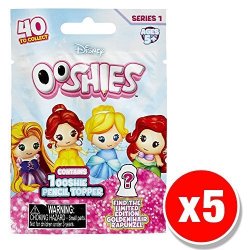 Ooshies Disney Princess Blind Bag 5 Packs Supplied