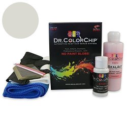 Dr. Colorchip Audi A4 Automobile Paint - Akoya Silver Metallic LY7H 2S - Squirt-n-squeegee Kit