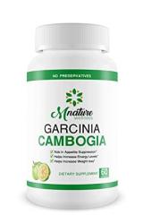Mnature Wellness Pure Garcinia Cambogia - Extra Strength - Carb Blocker & Appetite Suppressant For Faster Results For Men & Women