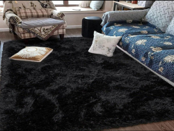 Deals on Black Shadded 2-TONE Rug capert 200X150 | Compare Prices