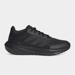 Adidas Junior Pre School Run Falcon 3.0 Black Running Shoes