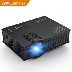 Upgraded Apeman Projector 2200 Lumens Full HD LED MINI Portable Video Lcd Projector For Home Theater Support 1080P HDMI Vga USB Sd Card Av Input Audio