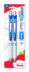 Pentel Pearl Deluxe Rtx Liquid Gel Pen 0.5MM Fine Line Needle Tip BLN75WBP2C