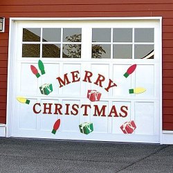 CHRISTMAS Garage Door Decals