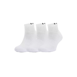 Under Armour Ua Unisex Core Quarter 3-PACK Socks - M White