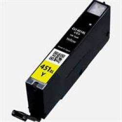 Canon Compatible Ink PGI-451 For Use With IP7240 MG5440 MG5540 MG5640 MG6340 MG7140 MG7540 Yellow Inkjet Cartridge Retail Box No Warranty product Overviewcompatible Ink