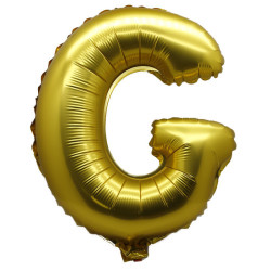 Bright Gold Foil Letter Balloon 40" 101cm Large - G