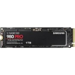 Samsung 980 Pro Pcle 4.0 Nvme M.2 SSD 1 Tb