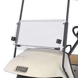Thirty Six South Manufacturing Ezgo Txt 1995-2013 Clear Fold Down Impact Resistant Windshield For Ezgo Txt Golf Cart
