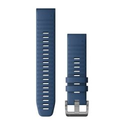 Garmin Quickfit 22 Watch Bands - Captain Blue Silicone