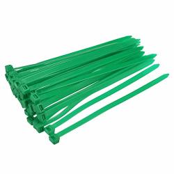 Uxcell 60PCS Cable Zip Ties 8 Inch X 0.3 Inch Self-locking Nylon Tie Wraps Green